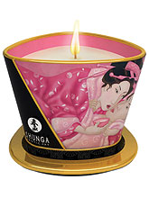 Vela Massagem Pétalas Rosa 170ml - Shunga®