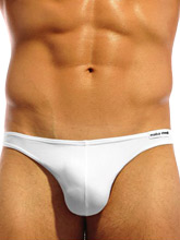 Slip de Baño de Cintura Baja - Blanco