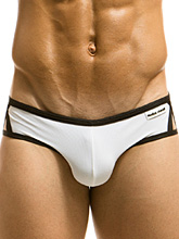 Slip De Baño Deportivo - Blanco