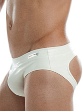 Nappa Jock Strap - White