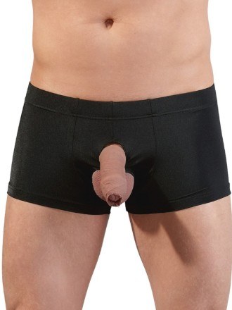 Boxer com Orifícios Frontais - Preto