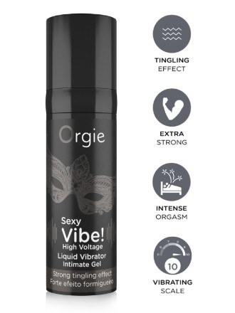 Vibrador Líquido Sexy Vibe High Voltage 15ml
