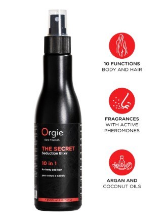 Perfume Cabelo Nutritivo Feromonas - The Secret 200ml