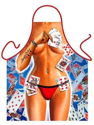 Avental Humorístico - Strip Poker