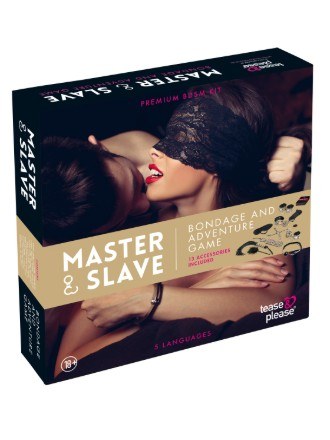 Jogo BDSM Master & Slave Bege - INGLÊS