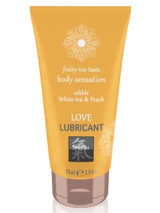 Edible Lubricant - White Tea and Peach - 75ml