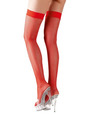 Meias Ligas de Rede - Vermelho