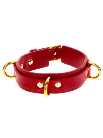 Coleira BDSM Deluxe Com Argola