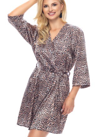 Yamilla II Dressing Gown - Leopard