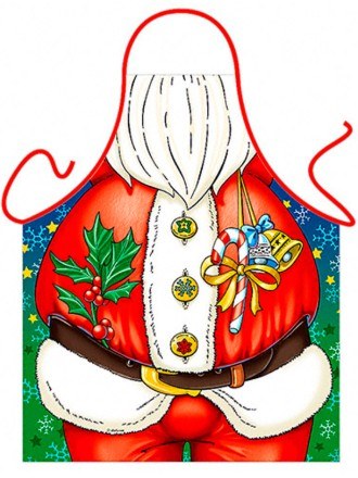 Avental Humorístico - Pai Natal Atrevido