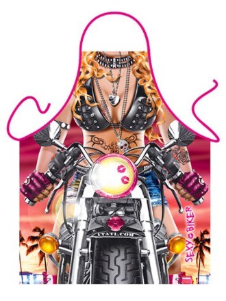 Avental Humorístico - Motard Sexy