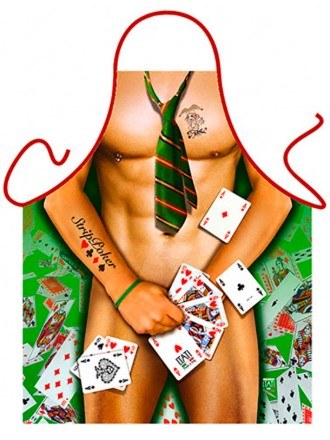 Humorous Apron - Poker Man