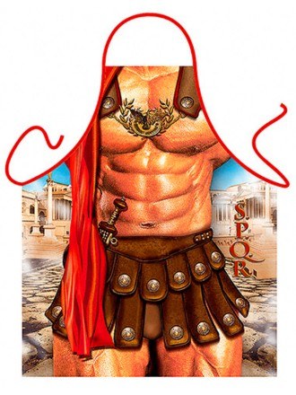 Humorous Apron - Sexy Gladiator