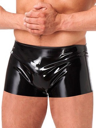 Pantalón corto de látex